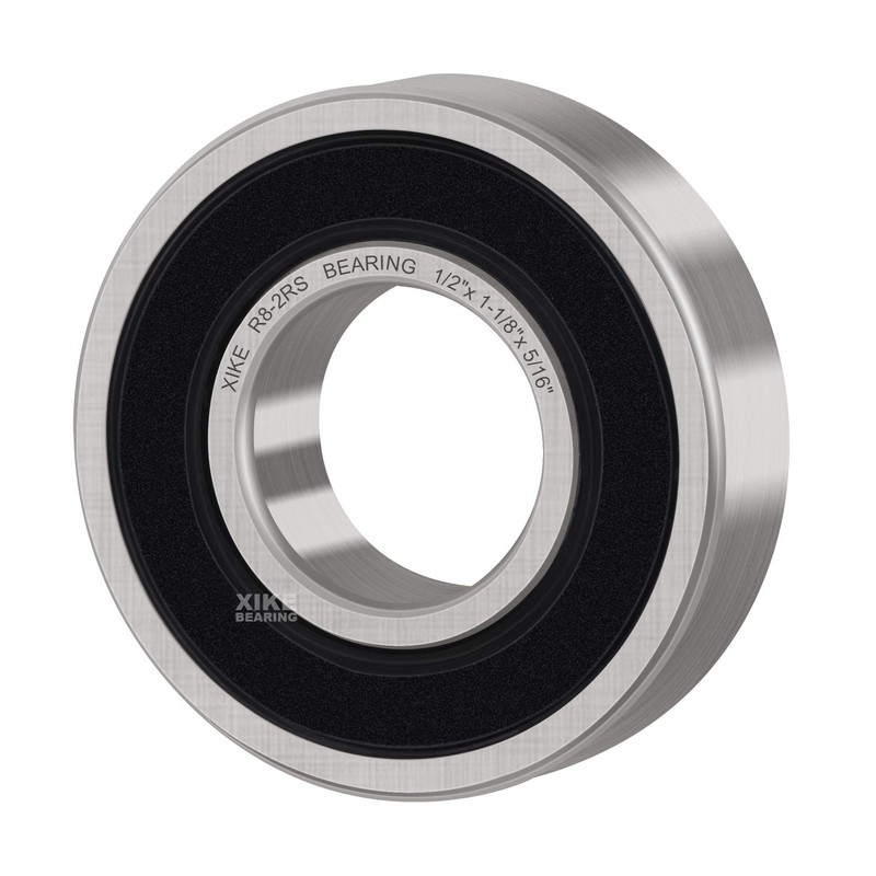 XiKe 4 Pcs R8-2RS Double Rubber Seal Bearings 1/2" x