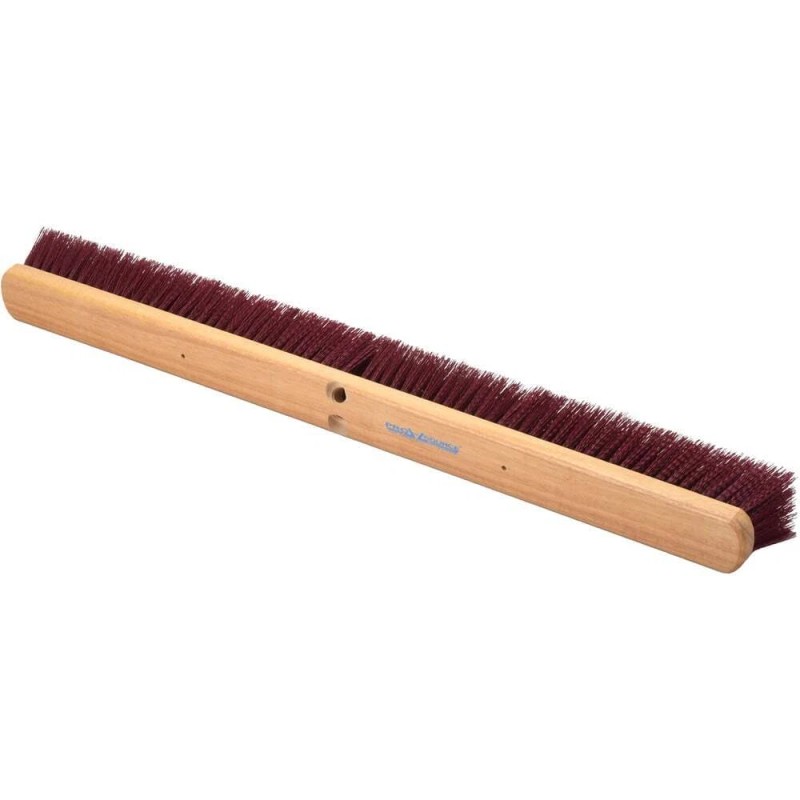 PRO SOURCE Heavy Duty Stiff Push Broom Head: Poly Bristles,