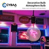 CybaaLuxzus 2W LED Decorative Light Bulb - Happy Signed, Design,