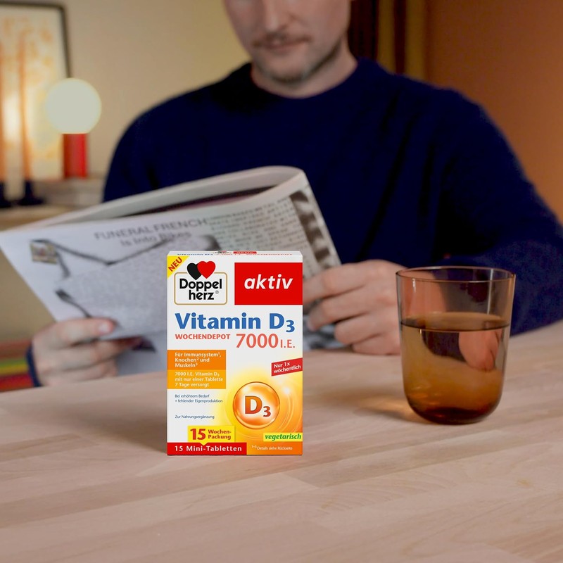 Doppelherz Vitamin D3 7000 I.E. WOCHENDEPOT - Mit nur einer