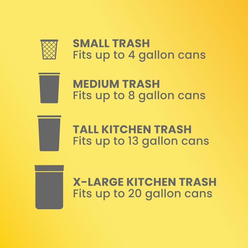 Glad ForceFlex Tall Kitchen Drawstring Trash Bags, 13 Gallon, Pine-Sol