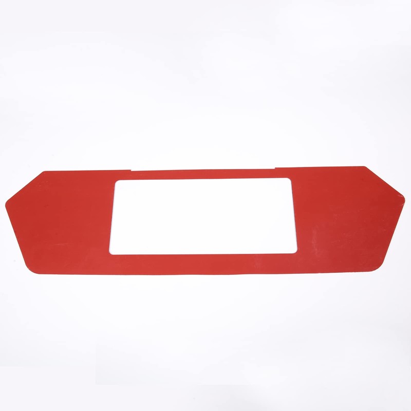 3D Carbon Fiber, Rear License Frame Sticker Compatible with Corvette