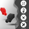 2pcs Auto Battery Terminal Covers, Rubber Positive Negative Insulating Stud