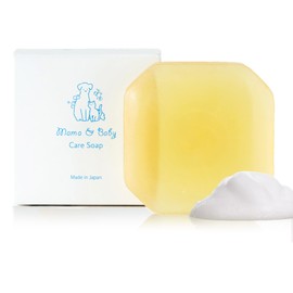 ここラボ ママ＆ベビーケアソープ 80g｜ 皮膚常在菌に着目したスキンケアができる乳酸菌配合の石鹸 肌荒れを防ぎ、赤ちゃんのスキンケアから大人のデリケートゾーンケア