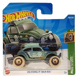 Hot Wheels - Volkswagen Baja Bug - Mud Studs 5/5 - HCX74 - Short Card VW - Eibach - Hella - Mattel 2022
