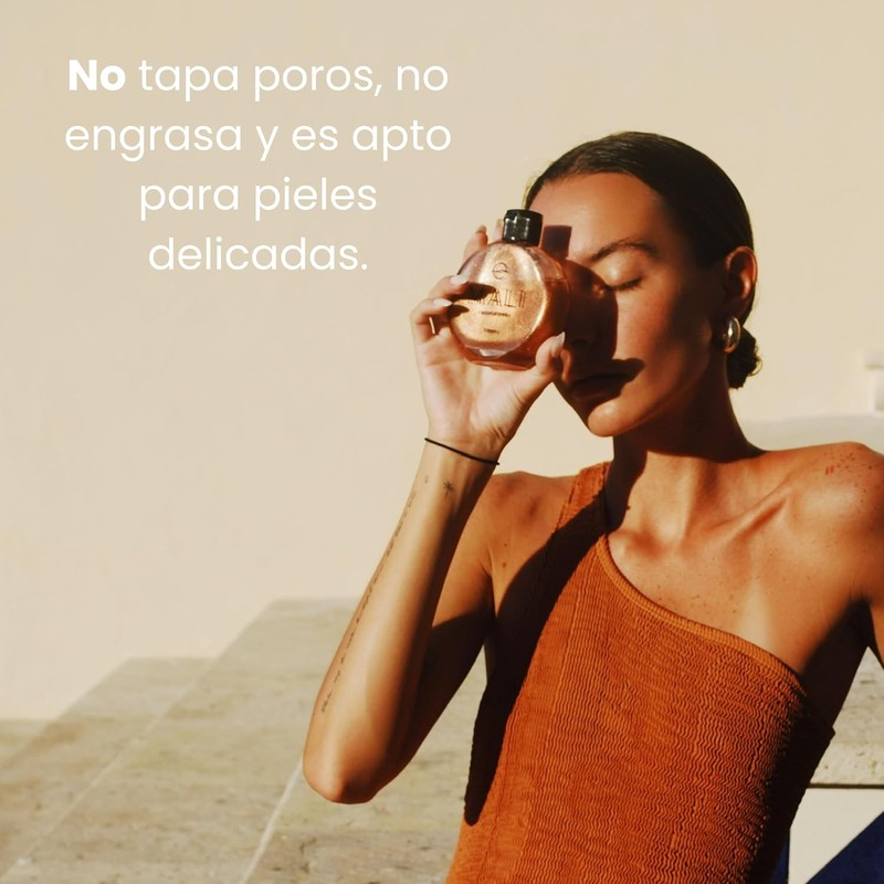 Bronceador natural Mali con aceite de coco – Bronceado dorado