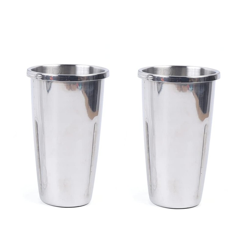DYRABREST Household Milkshake Maker,Soft Ice Cream Maker Stainless Steel Blender-Double