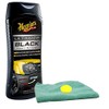 Meguiar's Ultimate Black Plastic Restorer (12 oz) Bundle with Microfiber