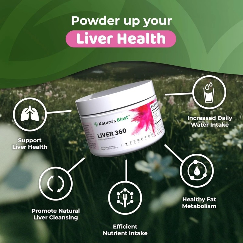 Liver 360 - Fruit Punch Flavored Liver Powder Supplement with