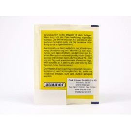 Ascorbinsäure - Vit C 10g - ARAUNER Weinstabilisator | schützt vor Oxidation