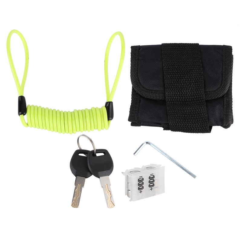 Waterproof Disc Brake Lock Kit 110dB Anti Theft Security Alarm