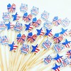 200pcs USA 250th Patriotic Cocktail Picks 4th of July Star