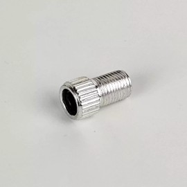 PRO+ ALLOY BICYCLE PRESTA ADAPTOR VALVE 17MM WITH O-RING CHROME