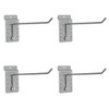 StoreWALL 7.5" Heavy Duty Slatwall Single Hook (Pack of 4)
