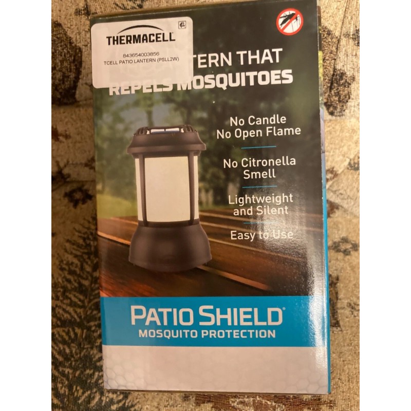 Thermacell Patio Shield Mosquito Protection Lantern 15ft Repellent Zone