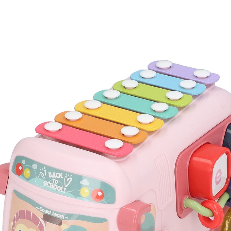 Blocks Musical Bus Alphabet Multifunction Learning Toy Pattern Matching Mini