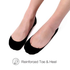Ultra Low Cut Liner Socks Women No Show Non Slip Hidden Invisible for Flats Boat Summer 3 Pairs