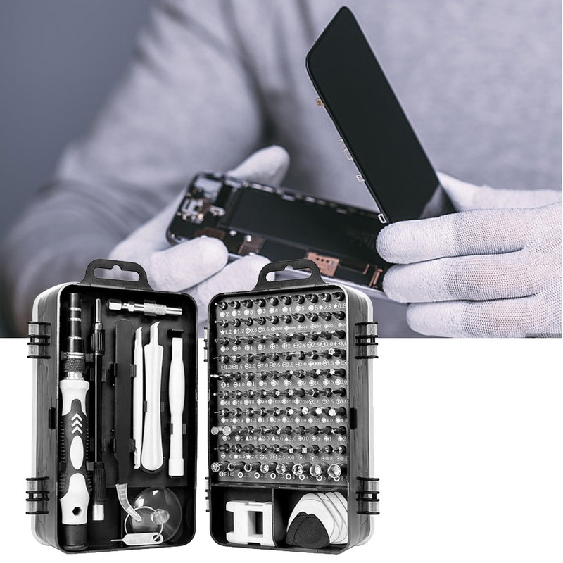 115 in 1 Screwdriver Set Multifunctional Watch Phone Repairing Removal