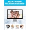FHD 1080P Dual Lens Light Bulb Security Camera 360 Degree