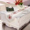 Embroidery Table Runner, Flower Table Runner Decorative Hollow Dining Table