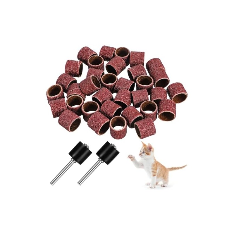 Lija para amoladora de uñas de perros LXUEJIE 42 piezas