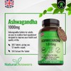 Natural Answers Ashwagandha 1000mg Tablets | 365 Vegan Tablets for