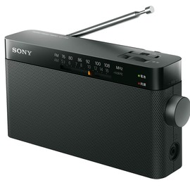 Sony Sony handyi-po-tabururazio ICF – 306: FM/AM/FM Supported Black icf – Wide 306 B