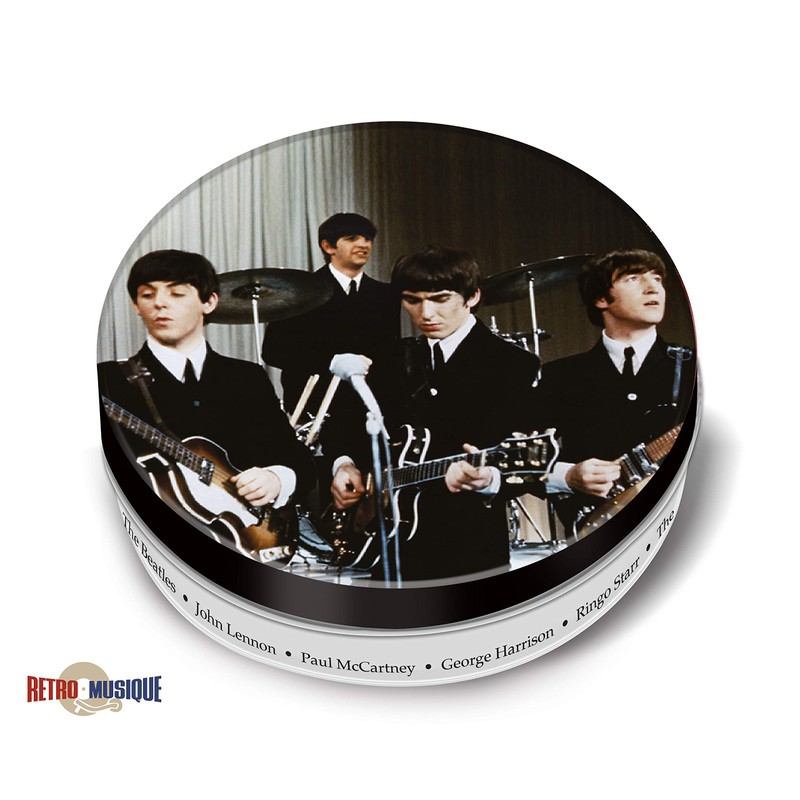 The Beatles - 8 Piece Mini Vinyl Record Coaster Set