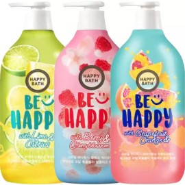 Happybath or Haebbath or more commonly Happybas or Haebbas but most likely 
Happybas 해피바스 스마일 바디워시 웰니스 유자&라임 바디클렌저 900gx3개 Happybath Smile Body Wash Wellness Yuzu & Lime Body Cleanser 900g x 3