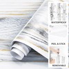 ReWallpaper White Grey Marble Contact Paper Waterproof Marble Countertop Peel