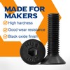 Pack of 60 M5 x 20 mm Countersunk Screws with