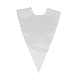 GraduatePro Unisex V Shape Choir Stole for Adults Church Solid Color White