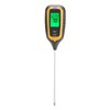 4 In 1 LCD Moisture Temperature Sunlight PH Tester Meter