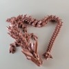 Cinderwing 48" Rose Gold Articulated Crystal Dragon 3D Printed Sensory,