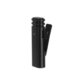 Wireless Microphone Clip On Omnidirectional Noise Reduction Live Streaming Equipment Receiver With 1 MicType: Receiver with 2 Wireless Microphones
