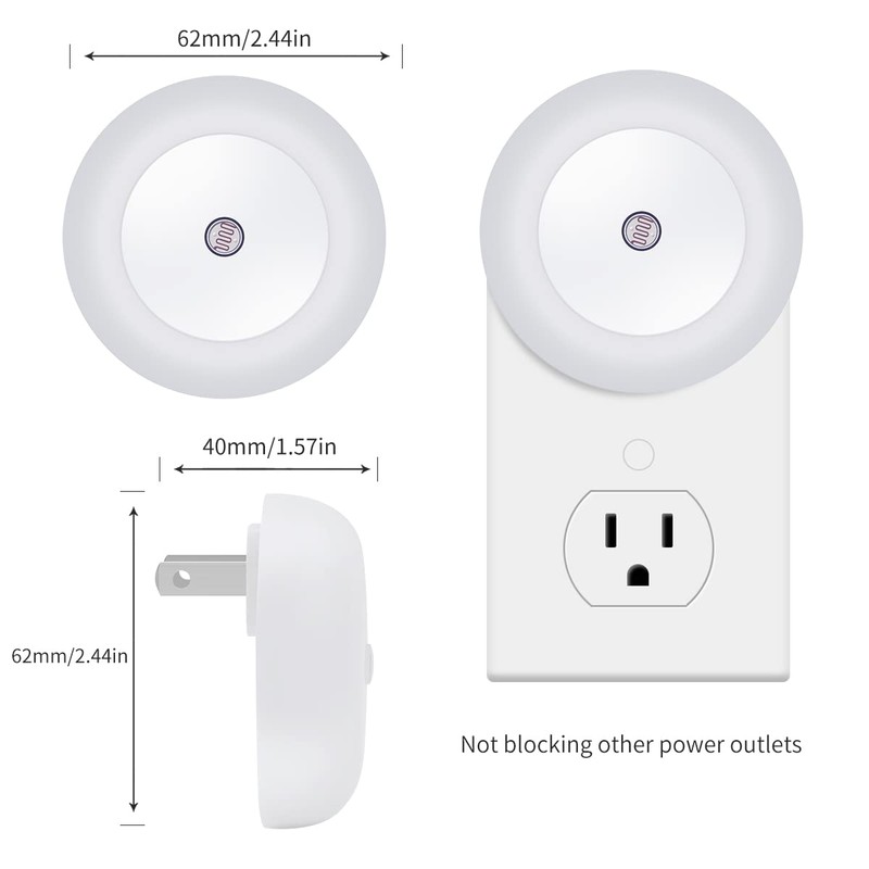 6 Pack LED Night light, LED night lights plug into