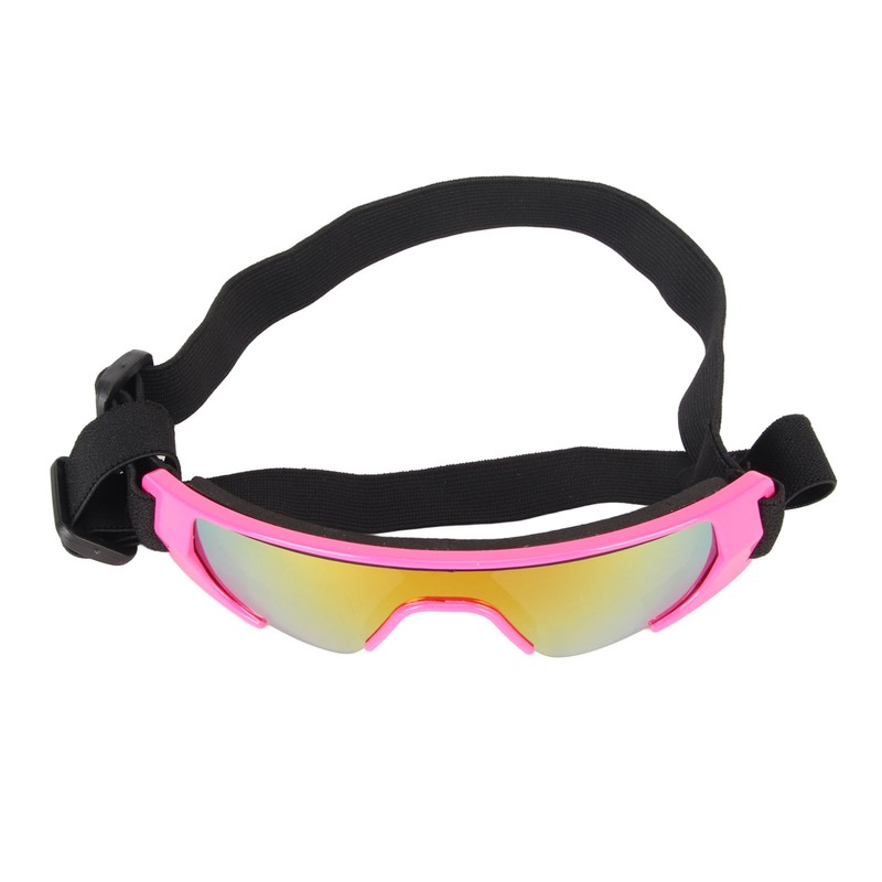 Dog Goggles UV Protection Waterproof Sandproof Soft Frame Adjustable Breathable