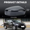 MOFOAP Replacement Right Passenger Side Mirror Cover Caps for Nissan