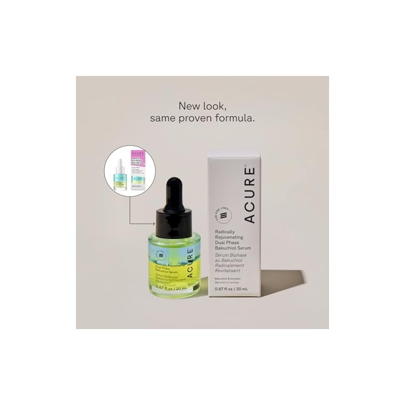 Acure.Radically Rejuvenating Dual Phase Bakuchiol Serum 20 ml