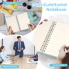 Tikplus A5 Notebook with Dividers, Notebook with Tabs, Spiral Notepad