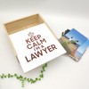 Fabulous Wooden Box - Keep Calm I'm a Lawyer Parody