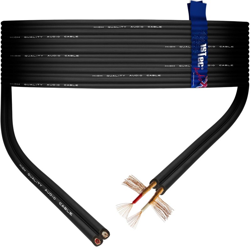 1STec 10m Professional Grade Extra Long Audio Lead with 2