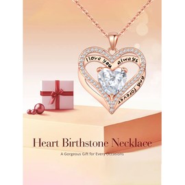 Generic Birthday Gift for Her, Preserved Rose Gift Box, Cute Moss Bear for Wife Girlfriend on Birthday Anniversary Mothers Day Christmas (Pink box+necklace01)