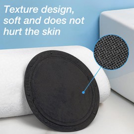 1 Stück Peelinghandschuh rau für Körpe, Peelinghandschuh für Bad - Peeling Handschuh Körperpeeling - abgestorbene Haut Entferner für Damen und Herren - exfoliating glove, peeling, body scrub (Black)