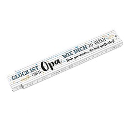 Herz & Heim® Gift for Grandpa Ruler Glück ist einen Opa wie Dich zu haben