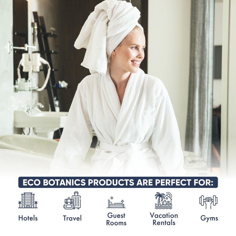 Eco Botanics Hotel Amenities Set | 10.14oz Pump Bottles |