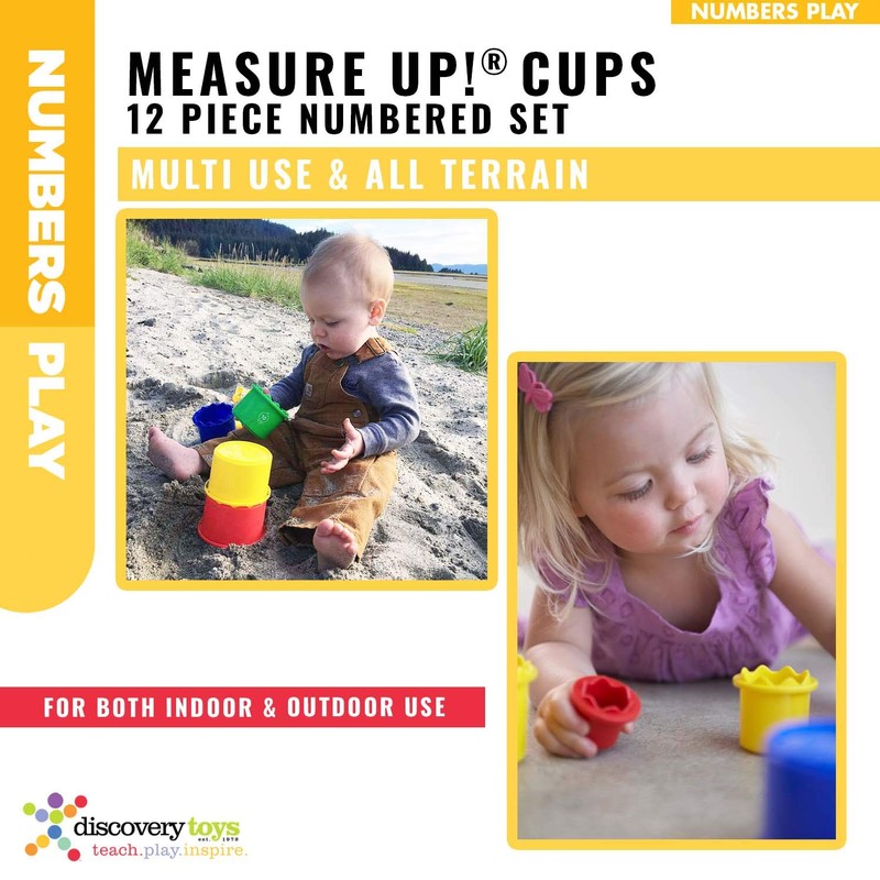 Discovery Toys Measure UP! Cups | Educational Stacking & Nesting