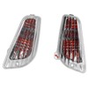 Pair Front Turn Signal Light Plastic 204360F Fit for Piaggio