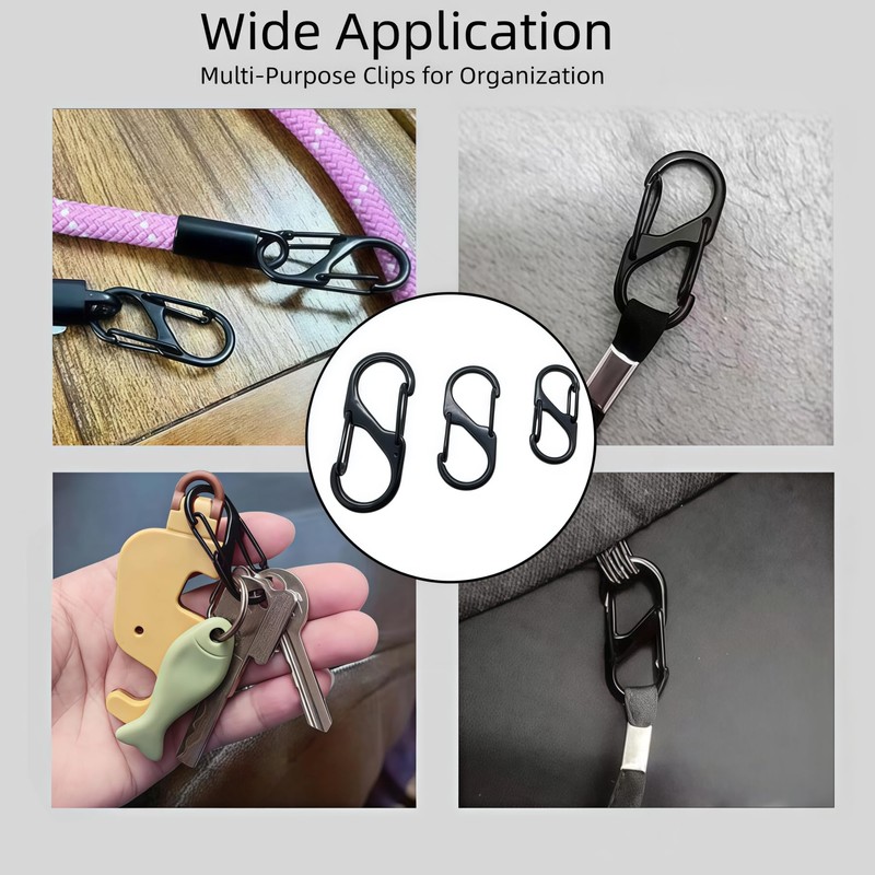 24pcs Zipper Clip Theft Deterrent, Zipper Pull Locks for Backpacks,