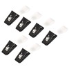 MECCANIXITY Anti-Wind Clips, Plastic Adjustable Yard Flag Stopper Clip Accessories
